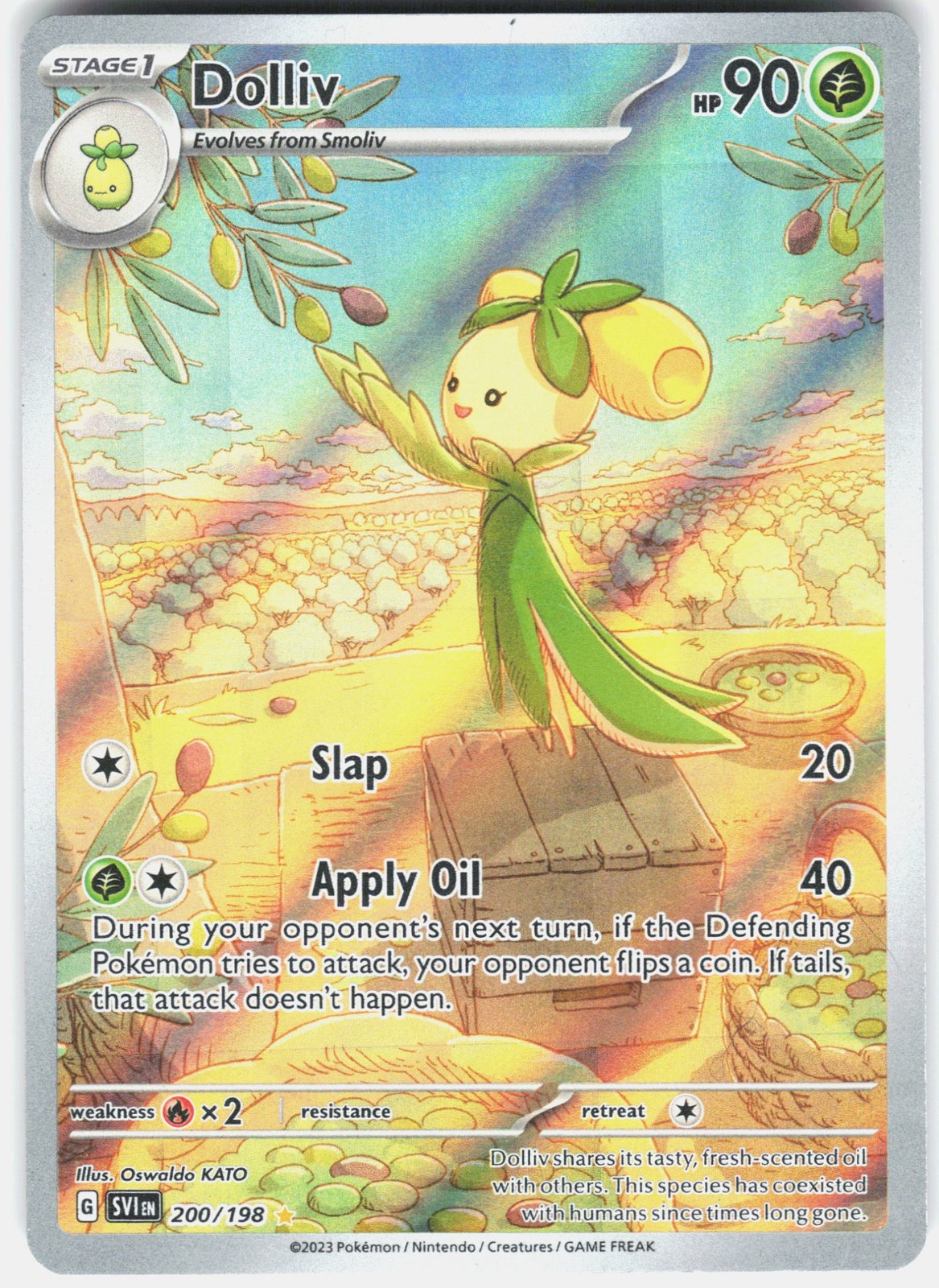 Dolliv 200/198 EN Scarlet & Violet Base Set MP