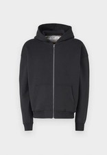 NEW Hollister Boxy Faux Shearling-Lined Zip-Up Hoodie