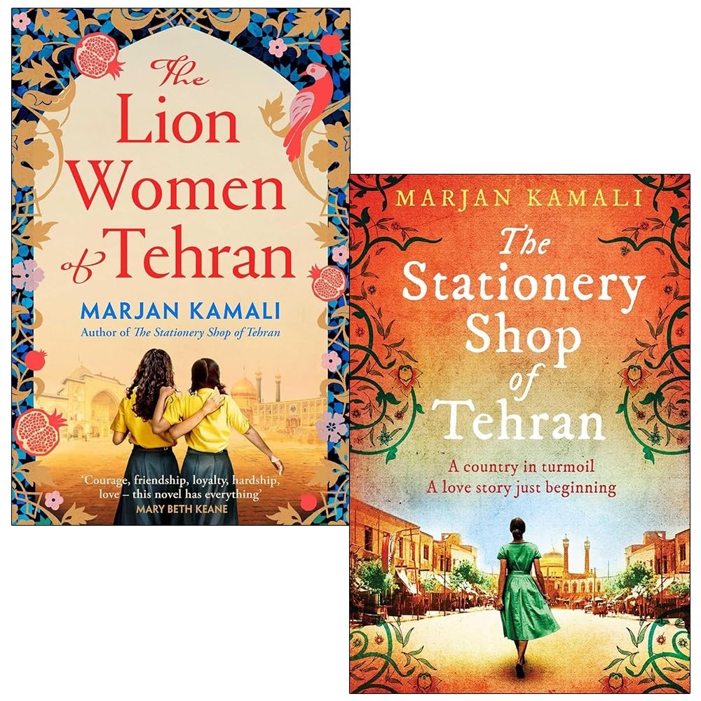 Marjan Kamali Collection 2 Books Set Lion Women of Tehran, Stationery Shop of