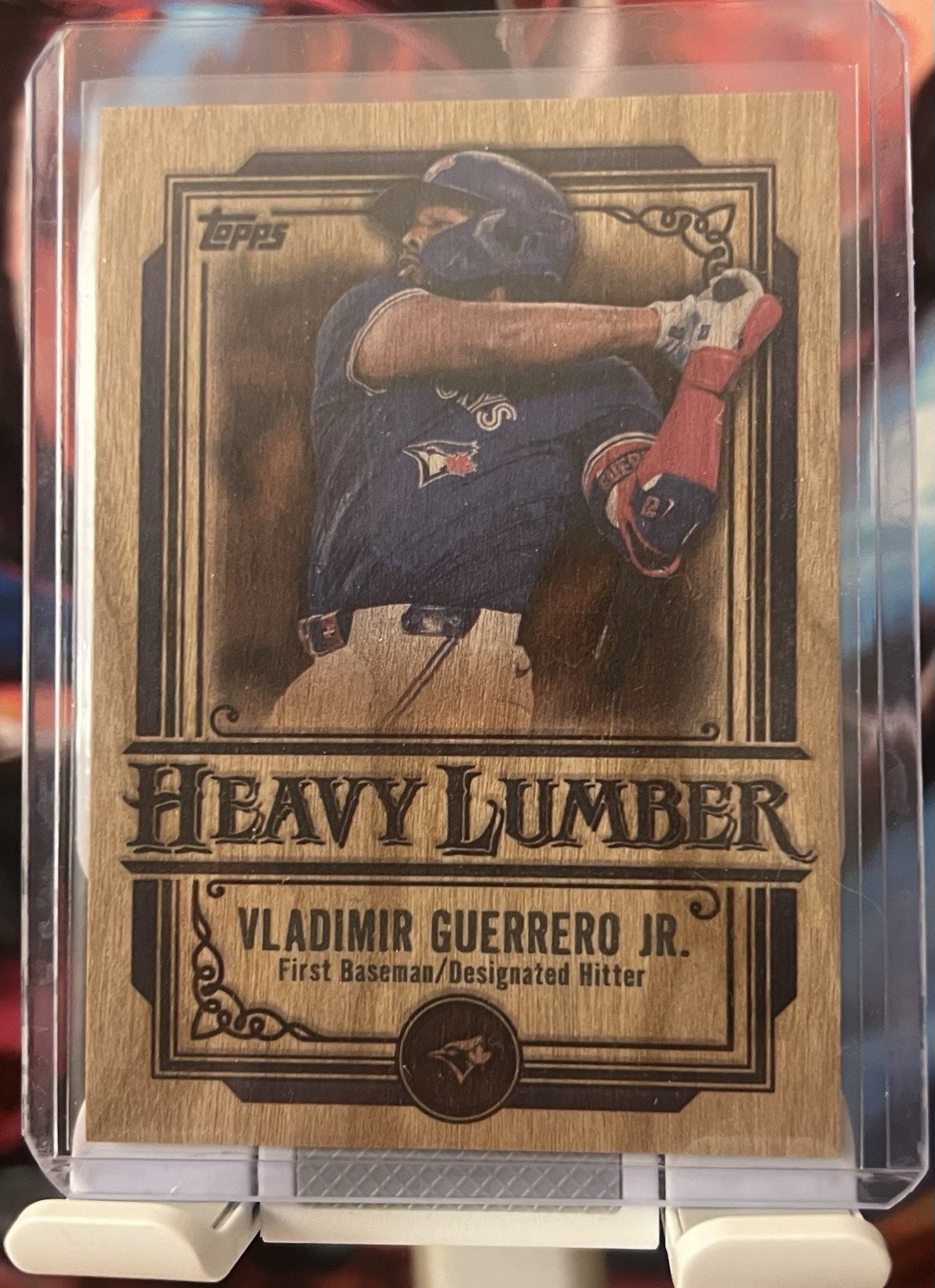 2025 Topps Series 1 Heavy Lumber Case Hit Vladimir Guerrero Jr  HL-10 SSP NM+ PF