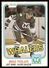 1981-82 O-Pee-Chee Mike Fidler #136 Hartford Whalers