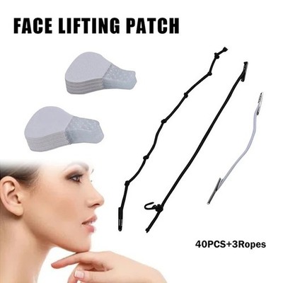 40 Stck. dünnes Gesicht Gesicht Gesicht unsichtbar Gesicht Aufkleber Hals Auge Doppelkinn Lift V Form