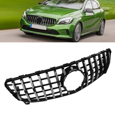 Sport Grill Kühlergrill Kühlergitter Front Chrom für Mercedes A W176 2015-2018