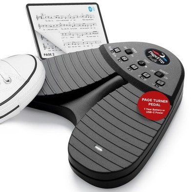Firefly Bluetooth Page Turner Pedal   Programmable, Illuminated Foot Pedal fo...