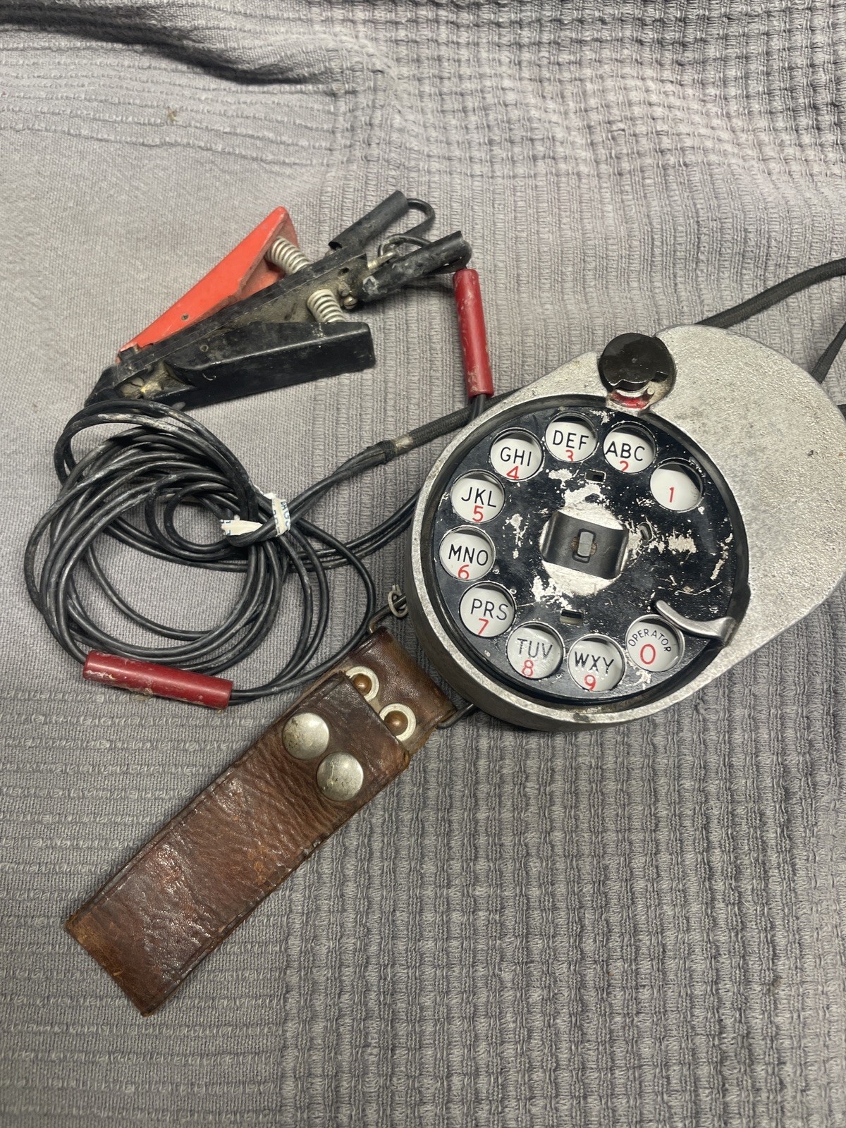 Western Electric 52A Rotary Dial Lineman Butt Set, No Headset