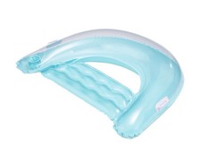 Bluescape Inflatable Teal Comfort Chair Lounge Pool Float 4ft Wide Age 14 and up
