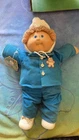 Cabbagepatch Kids Blonde, Boy, Blue Eyes, Blue Corduroy Outfit, Birth Cert