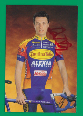 CYCLING cycling card ANDREA BROGNARA team CANTINA TOLLO ALEXIA signed