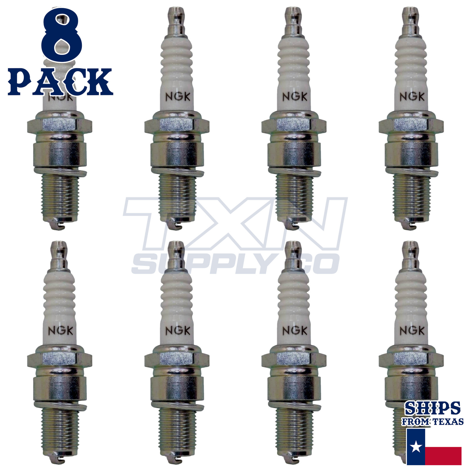NGK 6130 BCPR5ES Spark Plugs 8 Pack