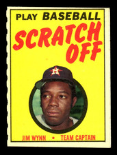 1970 TOPPS PLAY BASEBALL SCRATCH OFF Jim Wynn EX-NM UNSCRATCHED Huston Astros