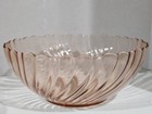 Vintage~Arcoroc~Rosaline~7-Piece Salad Set~Pink Swirl Glass~France~Original Box — photo 8