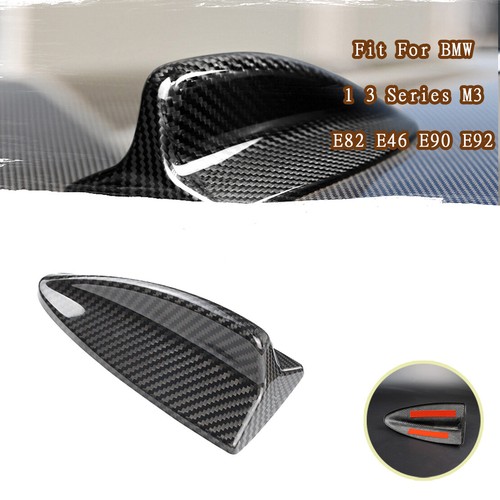 Best Carbon Fiber Shark Fin Antenna Cover Cap For BMW 1 3 Series M3 E82 E46 E90