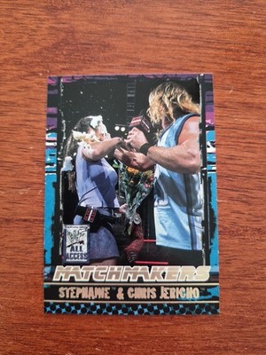 2002 Fleer WWE All Access Stephanie & Chris Jericho Matchmakers #7 C009694