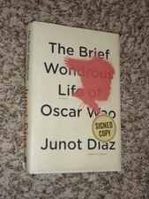 SIGNED The Brief Wondrous Life of Oscar Wao by Junot Diaz 2007 HC/DJ
