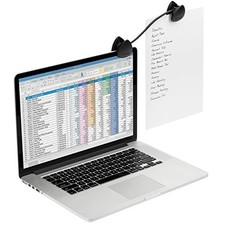 Kensington Document Holder for Typing for Laptops and Monitors, 9-3/4" Wide