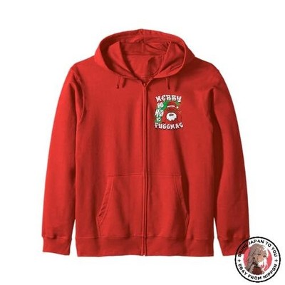 NEU Fuggler Weihnachten Ho Ho Merry Fuggmas Fugmas Fugg Zip Hoodie