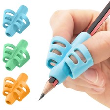 Pencil Grips for Kids Handwriting, Toddlers 2-5, Angels, 3 Pack