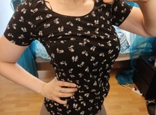 Cooles Shirt Fahrrad 36 S Sehr Gut Erhalten Schwarz