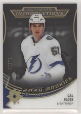 2020-21 Ultimate Collection Introductions Onyx Black 17/25 Cal Foote #UI-73 0n3f