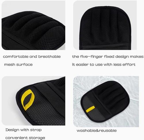 2 Pack Upgraded Pet Hair Removal Gloves The Five-Finger Design Provides a More - Picture 3 of 6