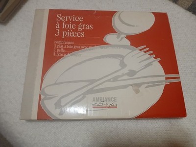 Service A  Foie Gras 3PCS set In BOX 11''×5.5'' Vintage! 