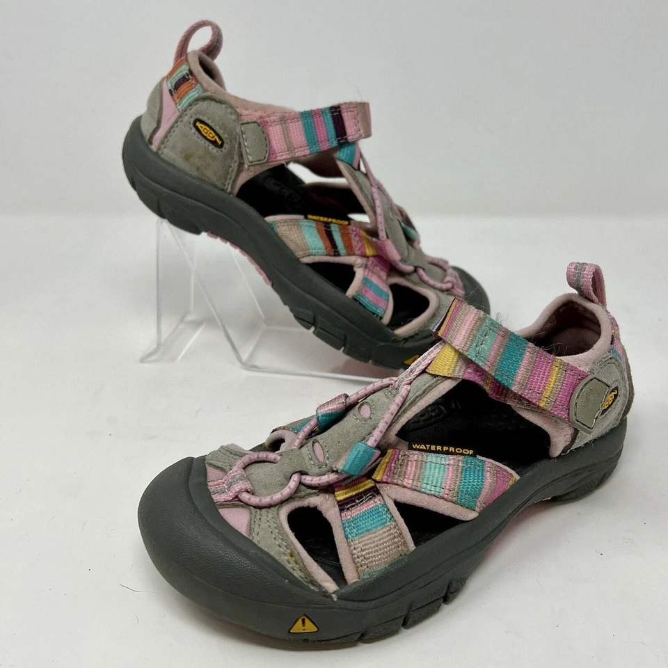 KEEN Kids Newport H2 Hiking Sandals-Multi Color, Pink/Gray - Toddler 12 Girl - Image 3 of 4