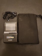 Vintage Casio EV-500B Crystal Vision TV portatile LCD a colori portatile con cuffie