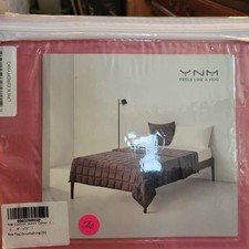 YnM Dusty Rose Cotton Duvet Cover 48"X72" Twin Size - New