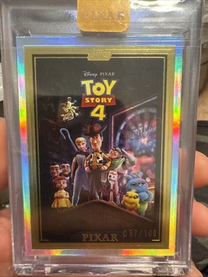 2025 Topps Chrome Pixar Gold Toy Story 4 Wall Art /100 | eBay
