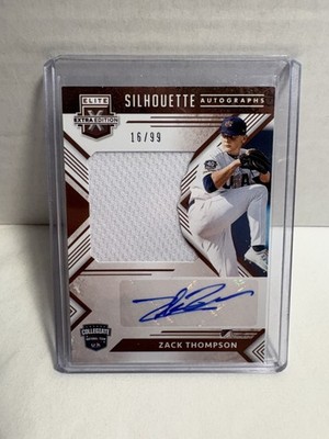 2018 PANINI ELITE EXTRA EDITION COLLEGIATE #UCSA-ZT ZACK THOMPSON PATCH AUTO /99