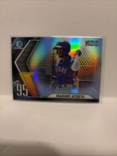 2022 Bowman Bowman Scouts' Top 100 Maximo Acosta #BTP-95 Texas Rangers