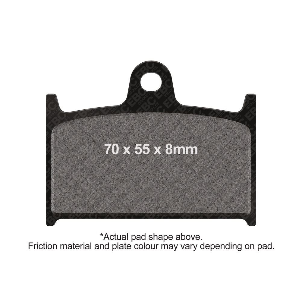 EBC Motorcycle Brake Pads DMX Black Front Right MZ MUZ 1000 ST 2007