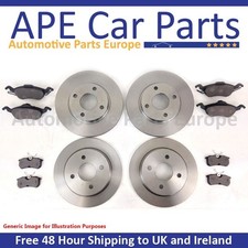 Mini One Cooper 1.6 R50 R52 R53 2001-2006 Front Rear Brake Discs & Pads