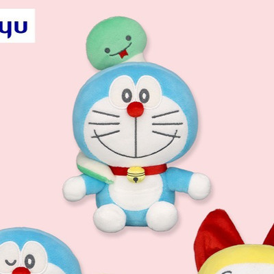 【Set Extra OFF】 17cm/6.7in Doraemon with Snake Stuffed toy Plush Doll New Japan