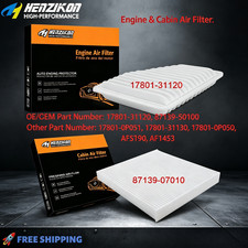 Premium Activated Carbon Cabin Engine Air Filter For Toyota Corolla 2009-2012 Premium Activated Carbon Cabin Engine Air Filter For Toyota Corolla 2009-2012