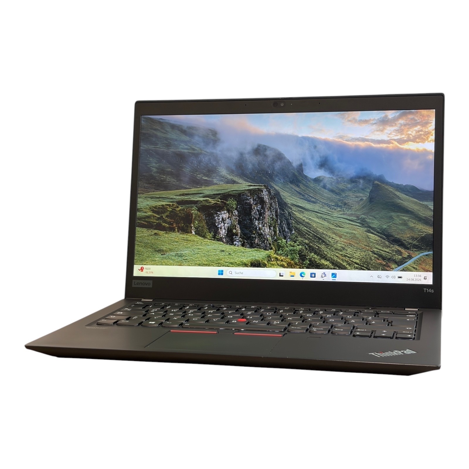 Lenovo ThinkPad T14s Gen 1 Notebook 14" i7-10510U 16GB 512GB SSD FHD LTE QWERTZ