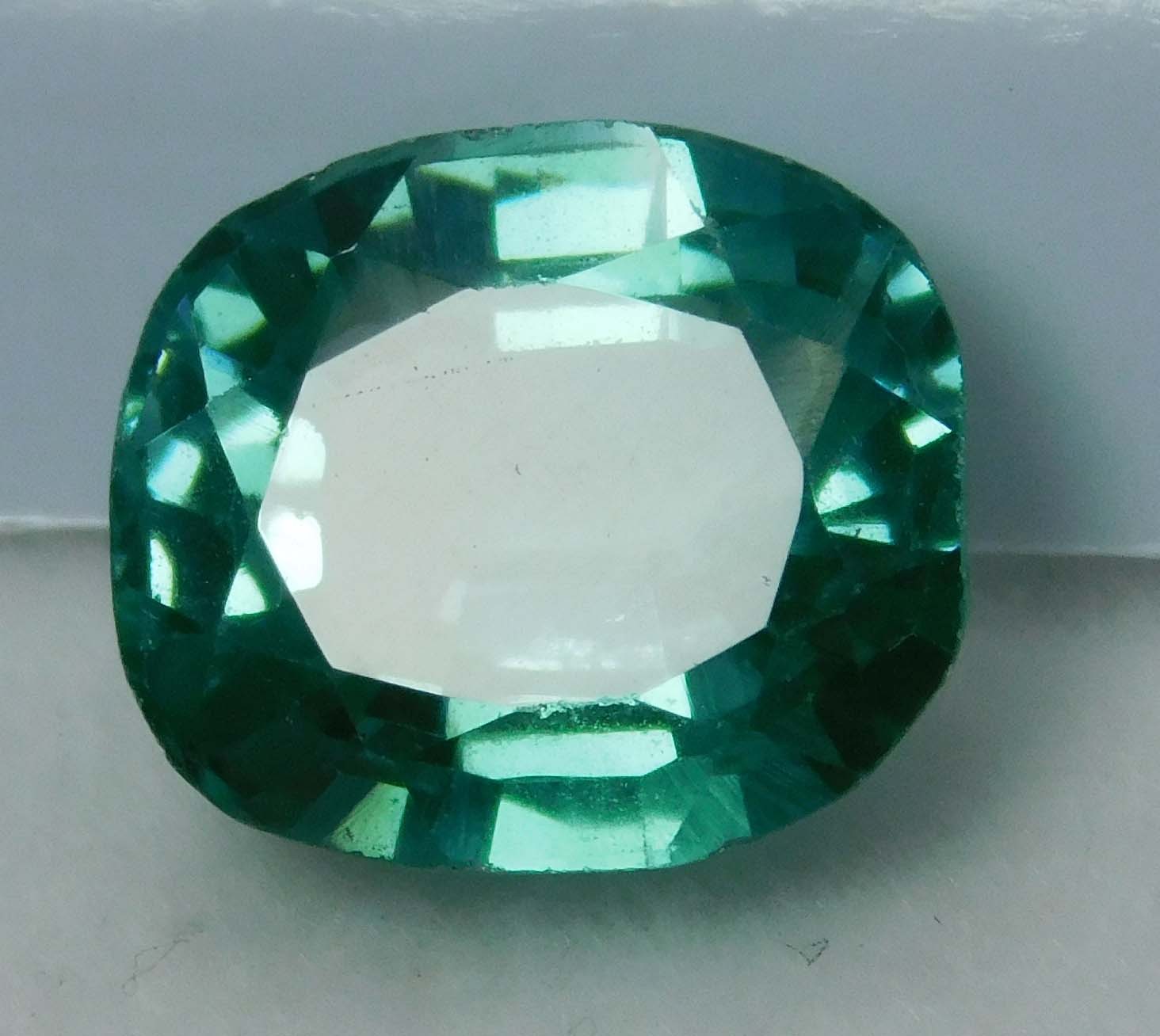 Teal Sapphire Cushion Cut 7.48 Ct Natural Certified Bluish Green Loose Gemstone-image