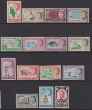 CAYMAN ISLANDS 1962/64 SG 165/179 MNH