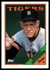 1988 Topps Sparky Anderson Detroit Tigers #14