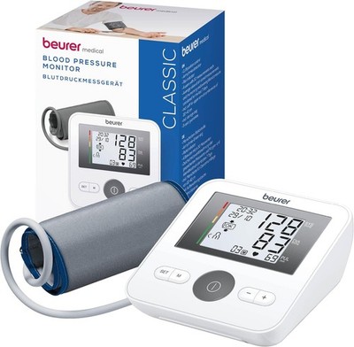 Beurer BM 27 Upper Arm Blood Pressure Monitor Cuff 22-42cm Arrhythmia Detection