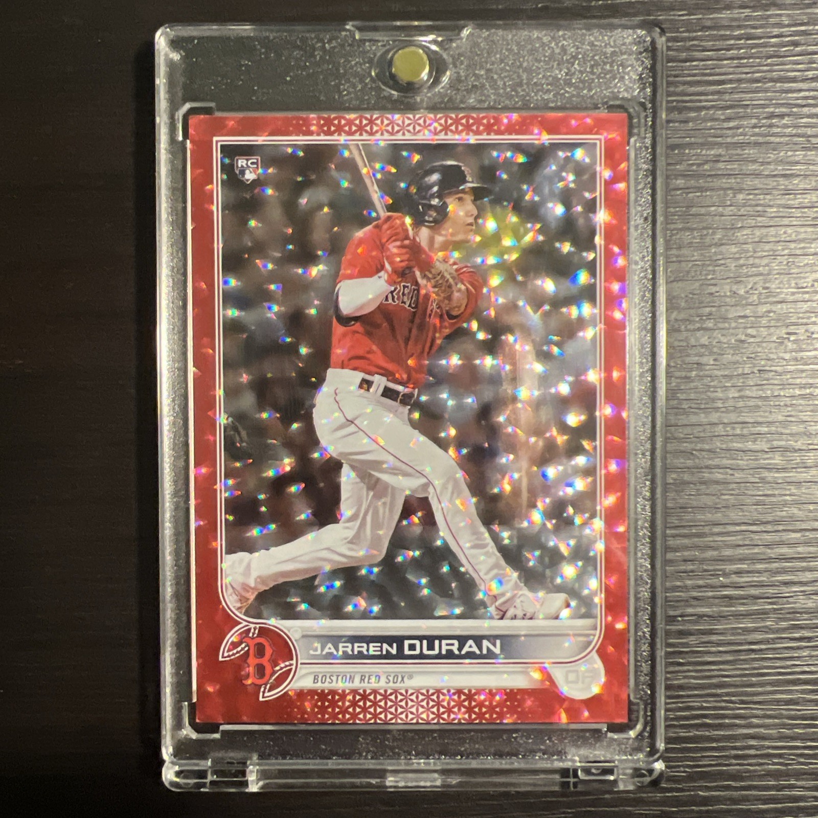 2022 Topps - Boston Redox Jarren Duran #187 (RC) Red Foil /199