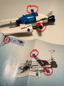 Lot of 2: Incomplete LEGO Sets&mdash; 5981 Space Police Raid VPR & 8152 Speed Chasing