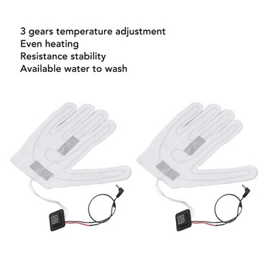 2x Electric Heating Sheet 3 Gears Adjustable Heating Film Replacement DC Ele SET
