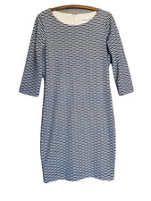 CALVIN KLEIN Women's 6 Sheath Dress Long Sleeve Stretch Mesh Arms Career Office