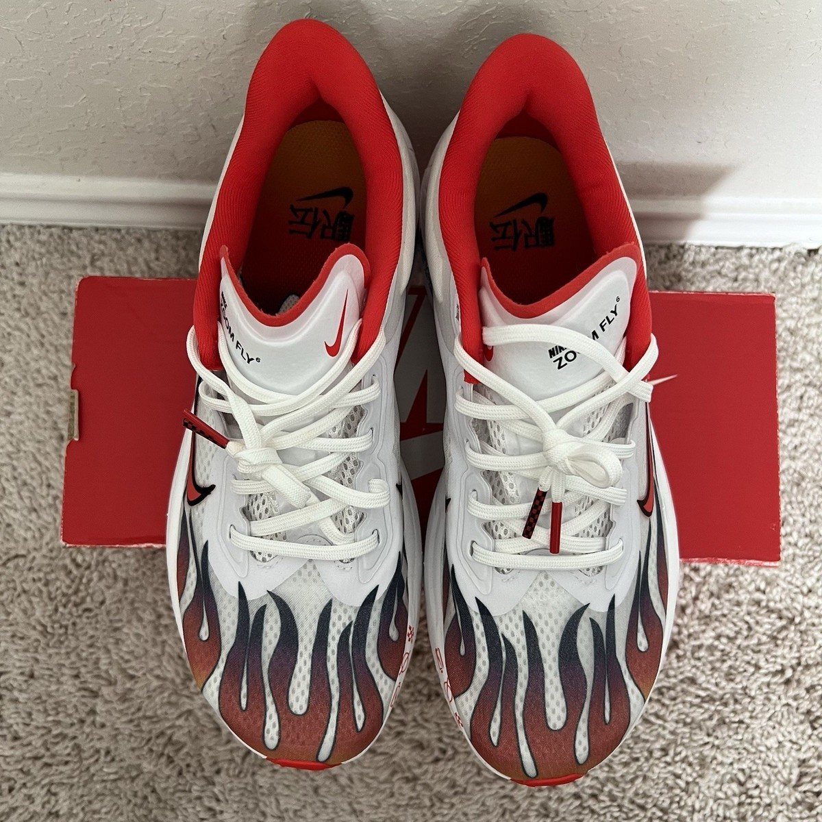 Nike Zoom Fly 6 Premium 'Ekiden Pack' New White Red HQ3498-100