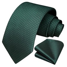 Polka Dot Ties for Men Classic 8.5cm / 3.4 inches in Width F-emerald Green