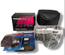 NIB Vintage Photo Flex MX-35 35mm Film Camera w/ Original Case Box Manual Sealed