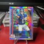 2025 Topps Chrome Football Jaxson Dart #306 Silver Refractor RC Giants