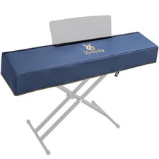 Piano 88 Keys Keyboard Dust Cover with Music Stand Opening of Zipper Design, ...