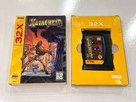 Metal Head (Sega 32X, 1995) CIB Complete in Box with Manual EX